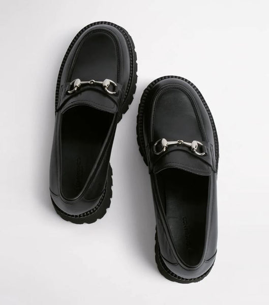 Tony Bianco Greer Black Como 4cm Loafers Black | SGXMI97005