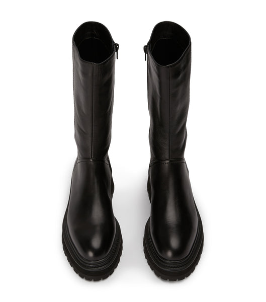 Tony Bianco Hahn Black Como 5.5cm Knee High Boots Black | DSGVO53614