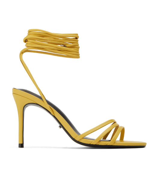 Tony Bianco Hailee Desert Nappa 8.5cm Low Heels Yellow | USGND13397