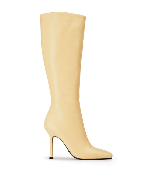 Tony Bianco Havana Butter Nappa 10.5cm Heeled Boots Yellow | SGCIF56296