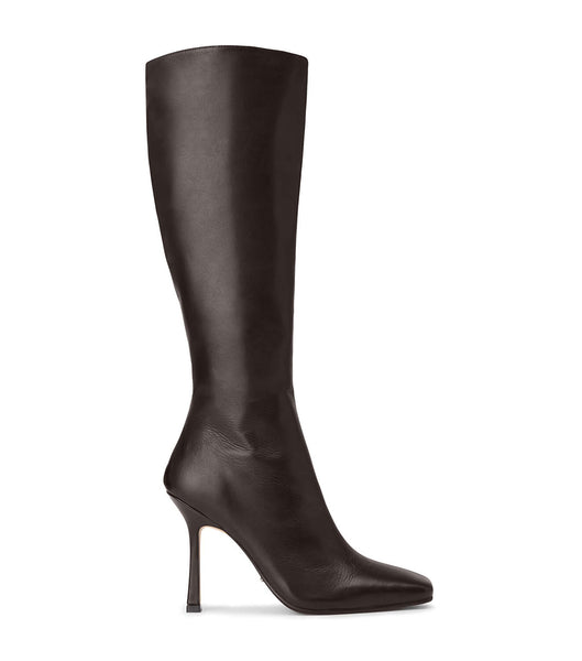 Tony Bianco Havana Chocolate Nappa 10.5cm Stiletto Boots Chocolate | ASGWC44379