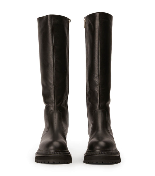 Tony Bianco Hitch Black Venice 5.5cm Combat Boots Black | SGZDE39393