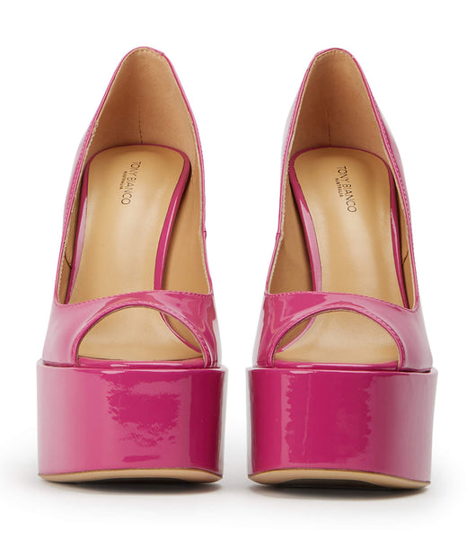 Tony Bianco Jolee Berry Patent 15cm Platform Shoes Pink | SGCIF59515