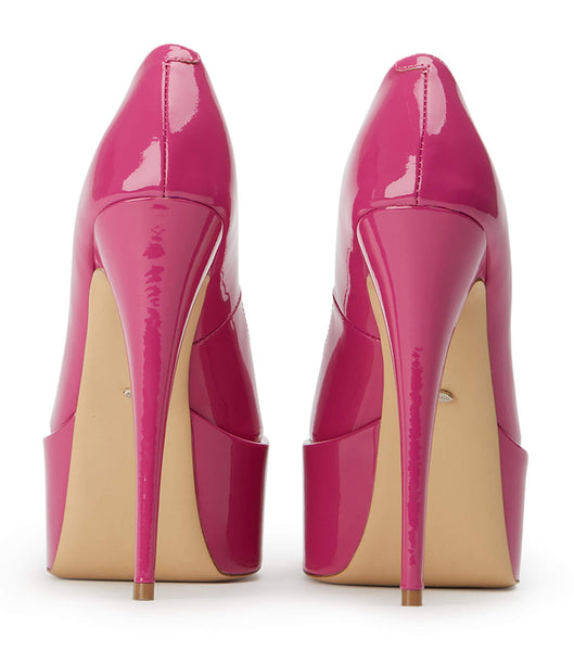 Tony Bianco Jolee Berry Patent 15cm Platform Shoes Pink | SGCIF59515