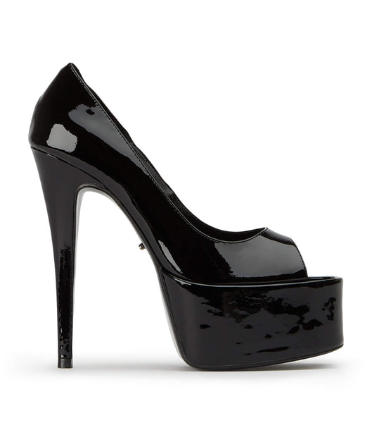 Tony Bianco Jolee Black Patent 15cm Stiletto Heels Black | YSGGT59989