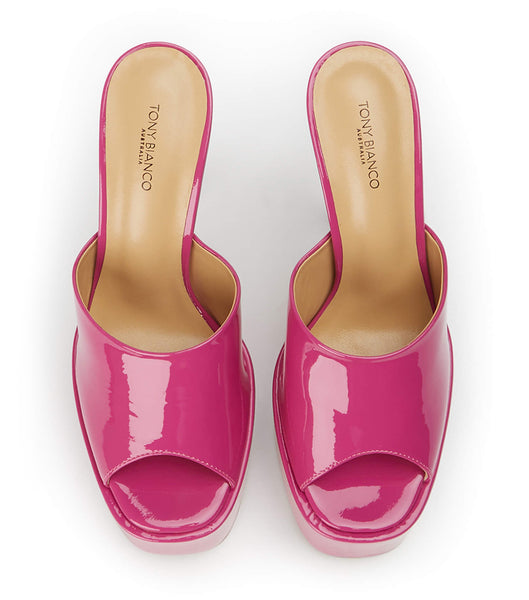 Tony Bianco Jordyn Berry Patent 15cm Platform Shoes Pink | SGZDE65901