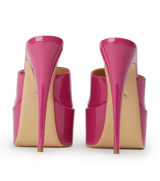 Tony Bianco Jordyn Berry Patent 15cm Platform Shoes Pink | SGZDE65901