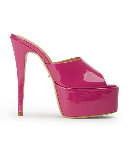 Tony Bianco Jordyn Berry Patent 15cm Platform Shoes Pink | SGZDE65901