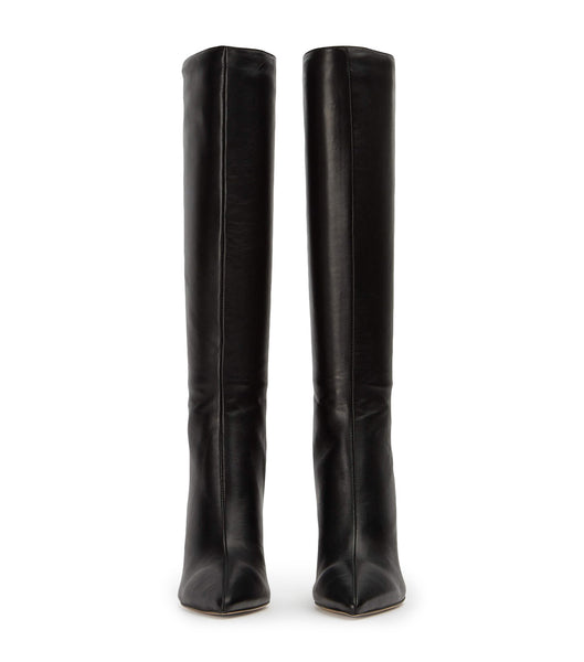 Tony Bianco Kortez Black Venice 9.5cm Heeled Boots Black | XSGGW52919