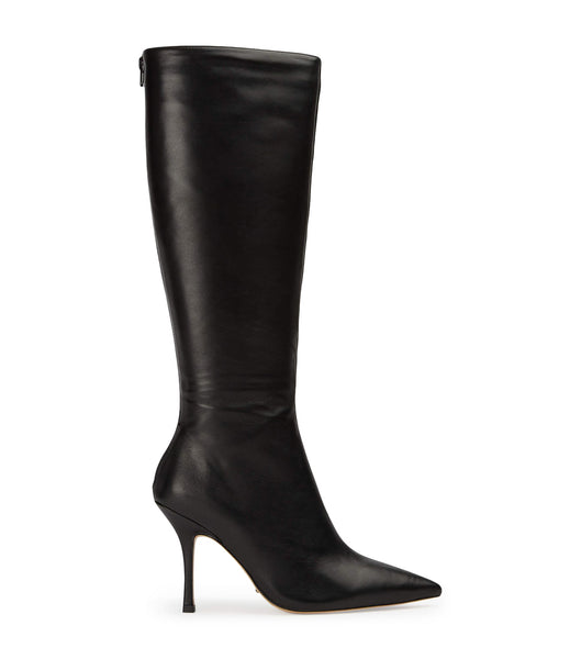 Tony Bianco Kortez Black Venice 9.5cm Heeled Boots Black | XSGGW52919