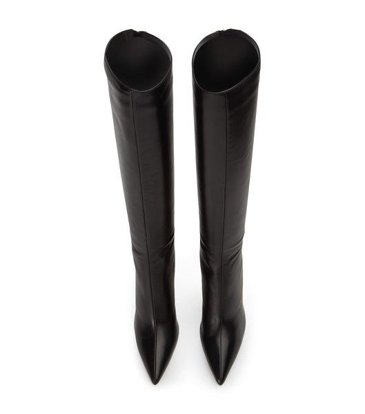 Tony Bianco Kortez Black Venice 9.5cm Knee High Boots Black | ESGVG90156