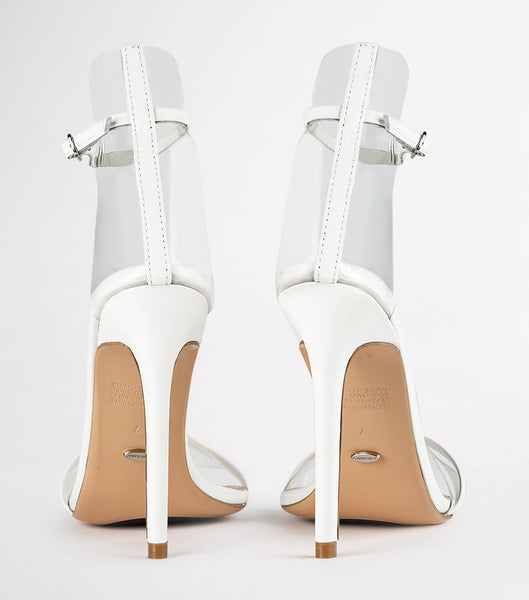 Tony Bianco Kosumi Milk Denver 11cm Bridal Heels White | YSGGT62499