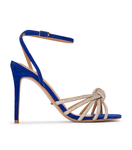 Tony Bianco Kyla Azure Suede 11cm Bridal Heels Azure | MSGFT75967