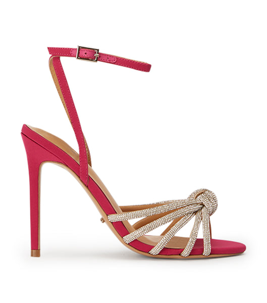 Tony Bianco Kyla Persian Crepe 11cm Event Heels Pink | SGCIF57308