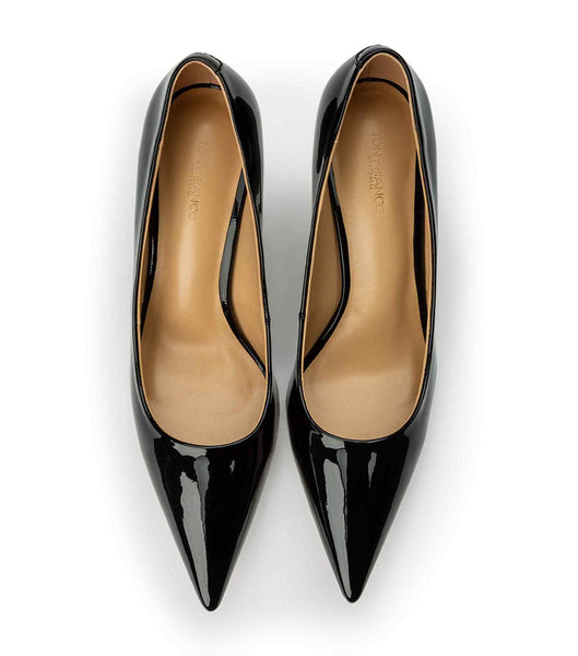 Tony Bianco Kysaia Black Patent 9.5cm Stiletto Heels Black | SGDYB38395