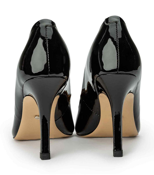 Tony Bianco Kysaia Black Patent 9.5cm Stiletto Heels Black | SGDYB38395