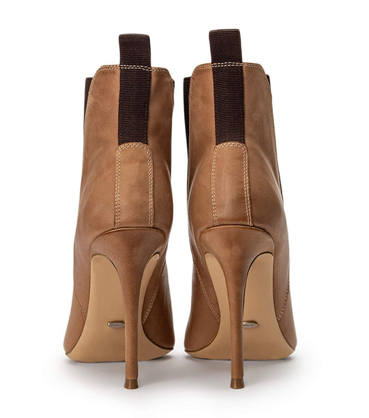 Tony Bianco Laken Caramel Diesel 10.3cm Stiletto Boots Brown | GSGUC42464