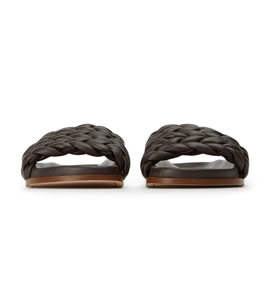 Tony Bianco Layton Chocolate Nappa Sandals Chocolate | BSGSO43075