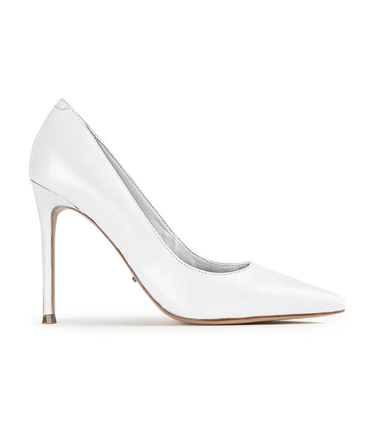 Tony Bianco Lotus Milk Capretto 10.3cm Court Shoes White | ESGHC76836