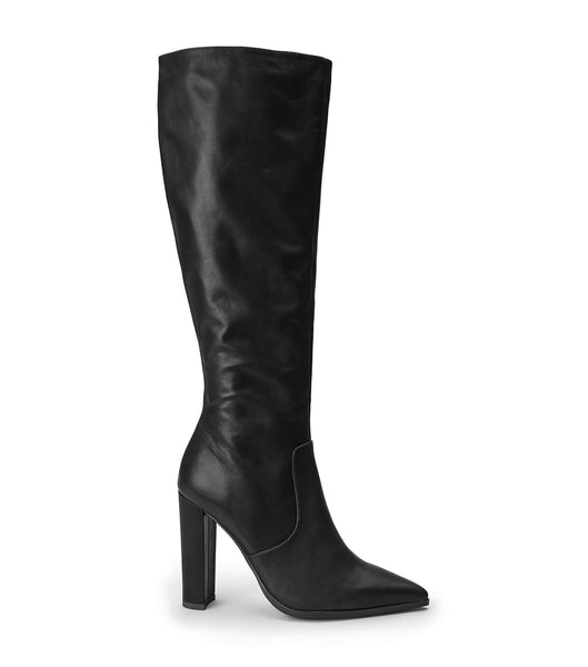 Tony Bianco Lucille Black Venice 10.3cm Knee High Boots Black | ESGHC97110