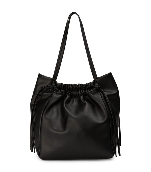 Tony Bianco Lucky Black Nappa Handbag Accessories Black | LSGSX92139