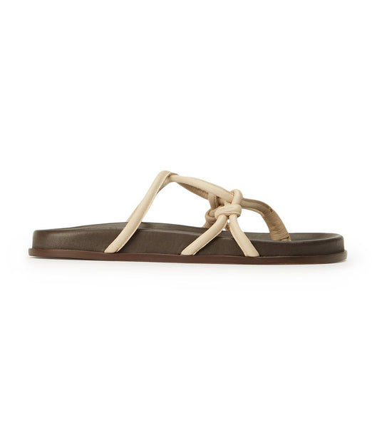 Tony Bianco Luelle Vanilla Nappa Sandals Light Yellow | ASGDF35169