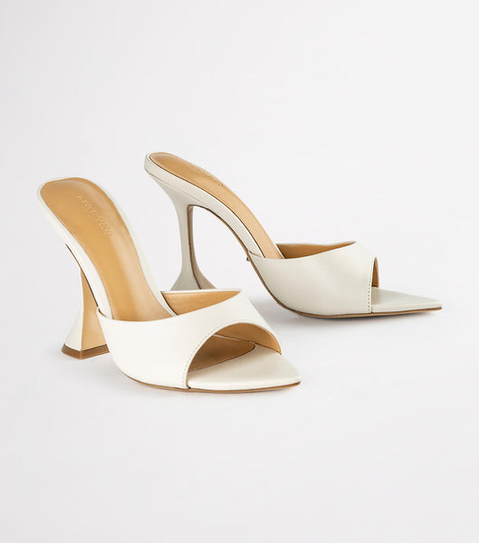 Tony Bianco Marcel Dove Nappa 10.5cm Event Heels White | SSGVO15422