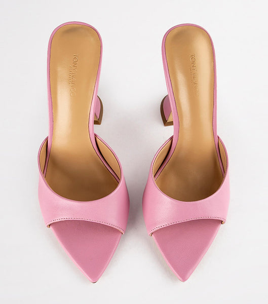 Tony Bianco Marcel Musk Nappa 10.5cm Event Heels Pink | ESGVG29274