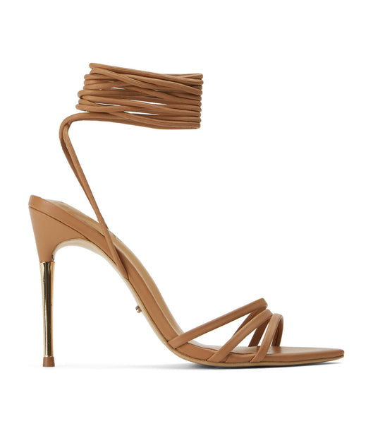 Tony Bianco Mavis Caramel Venice 10.5cm Strappy Heels Beige | USGTG75007