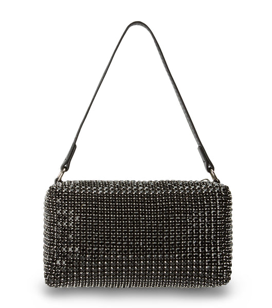 Tony Bianco Moma Black Crystal Mini Handbags Accessories Black | SGQCS14473