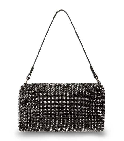 Tony Bianco Moma Black Crystal Mini Handbags Accessories Black | SGQCS14473