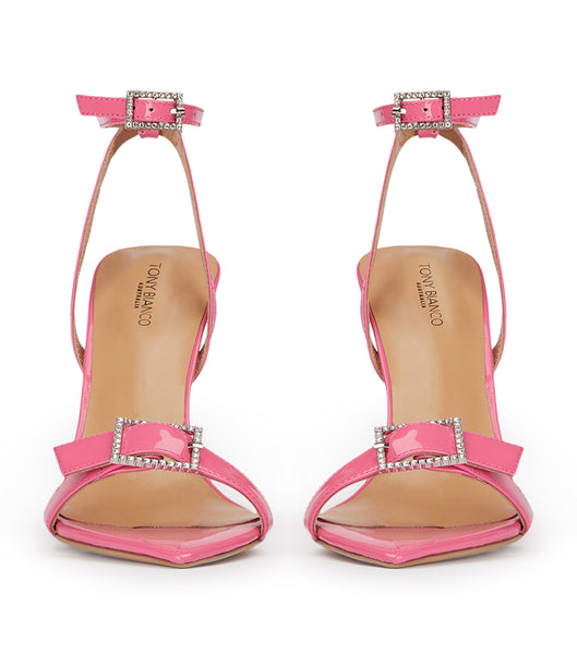 Tony Bianco Mopsy Flamingo Patent 10.5cm Event Heels Pink | ESGVG65612