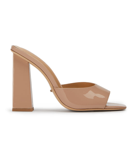 Tony Bianco Naja Coco Patent 10.5cm Event Heels Beige | SGZDE38277