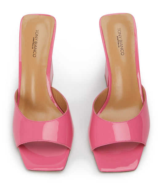 Tony Bianco Naja Flamingo Patent 10.5cm Event Heels Pink | BSGSO90506