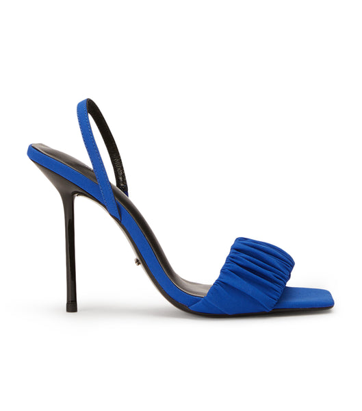 Tony Bianco Nixon Azure Crepe 10.5cm Bling Heels Azure | SGNZX99261