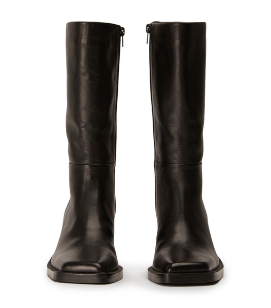 Tony Bianco Prestige Black Como 8cm Knee High Boots Black | SGDFL12166