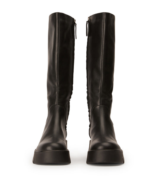 Tony Bianco Rage Black Turin 5.5cm Knee High Boots Black | QSGUV74722