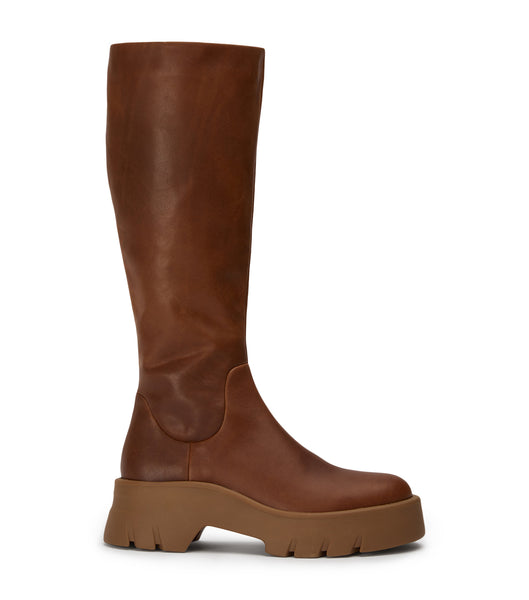 Tony Bianco Rage Cognac 5.5cm Knee High Boots Brown | ESGVG99683