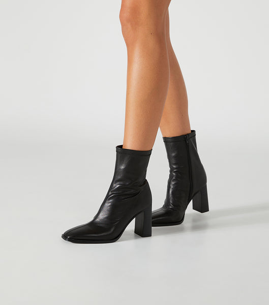 Tony Bianco Rover Black Venice 8.5cm Ankle Boots Black | DSGVO72152