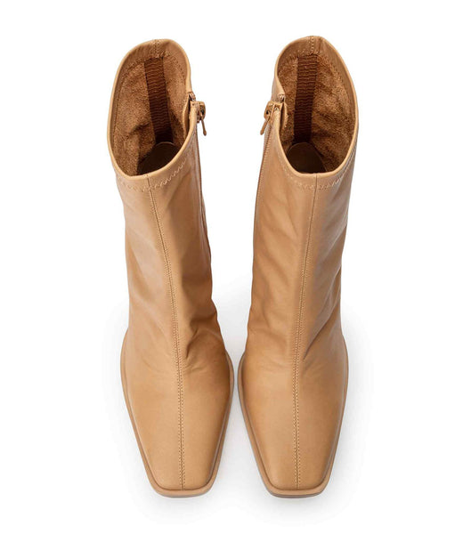 Tony Bianco Rover Caramel Venice 8.5cm Ankle Boots Beige | SGJZR81324