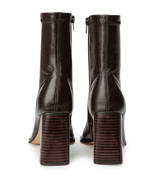 Tony Bianco Rover Chocolate Nappa 8.5cm Heeled Boots Chocolate | ASGDF42696