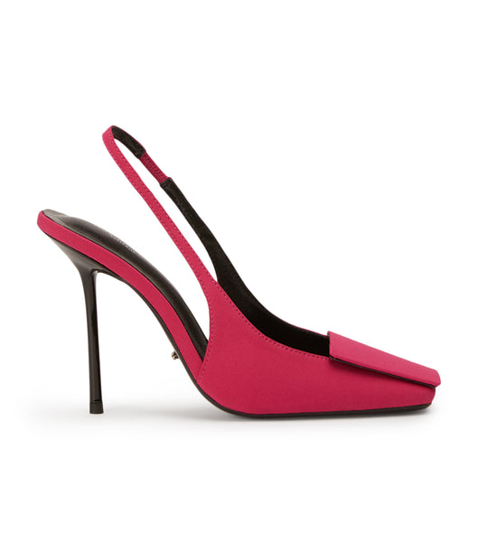 Tony Bianco Rue Persian Crepe 10.5cm Event Heels Red | SGQAV70196