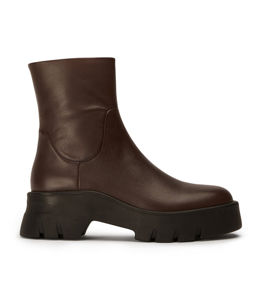 Tony Bianco Rumble Choc Como 5.5cm Combat Boots Chocolate | MSGFT46606