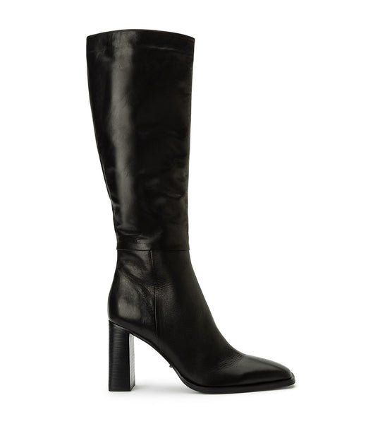 Tony Bianco Rylee Black Venice 8.5cm Knee High Boots Black | SGCIF69043