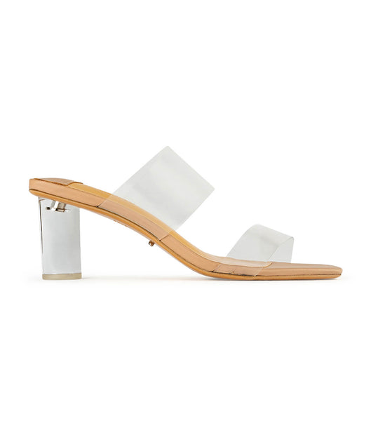 Tony Bianco Sabelle Clear Vynalite/Skin Capretto 6.5cm Bridal Heels Skin Color | QSGUV50193