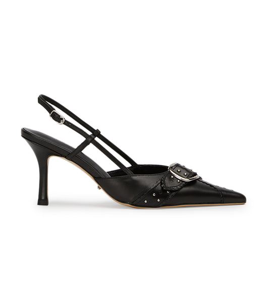 Tony Bianco Sadie Black Como 8cm Court Shoes Black | XSGBH40027