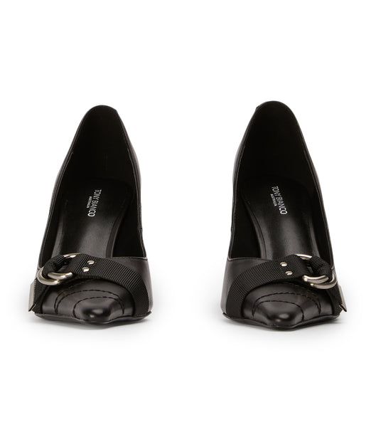 Tony Bianco Saje Black Como 8cm Event Heels Black | USGTG12326