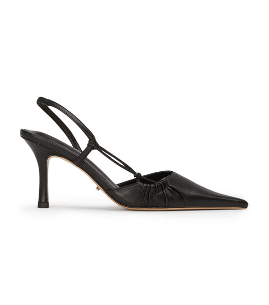 Tony Bianco Sakai Black Nappa 8cm Low Heels Black | FSGUI22952