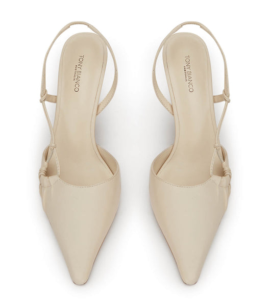 Tony Bianco Sakai Dove Nappa 8cm Court Shoes White | PSGQX12855