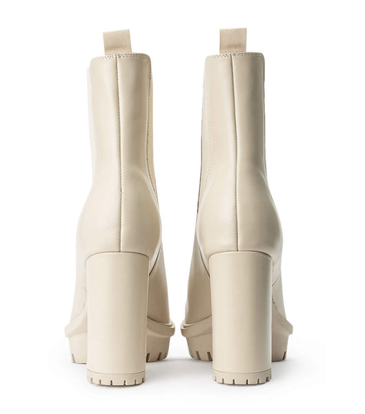 Tony Bianco Sammy Vanilla Capretto 10cm Heeled Boots Light Yellow | BSGSO72871